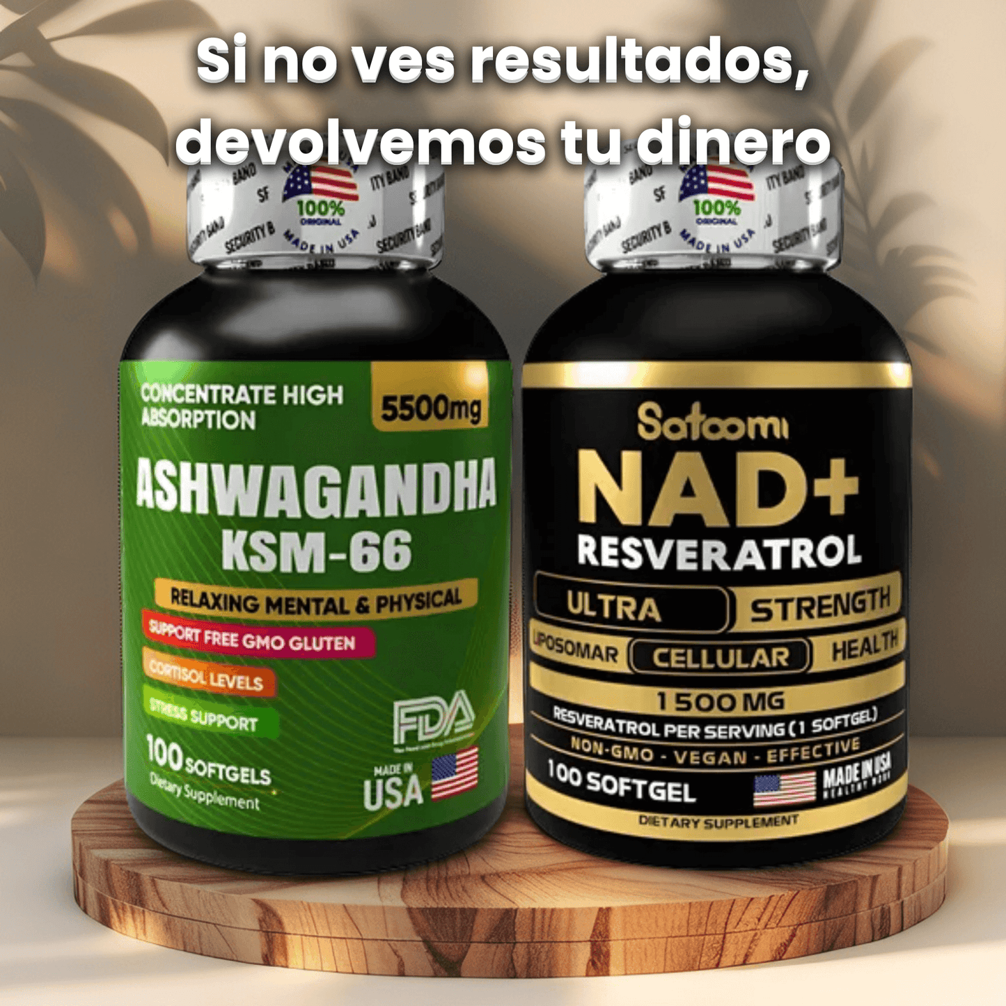 Ashwagandha + Resveratrol CalmVital™️ | Energía Natural, Mente Serena