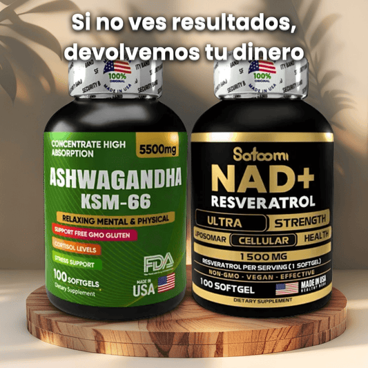Ashwagandha + Resveratrol CalmVital™️ | Energía Natural, Mente Serena