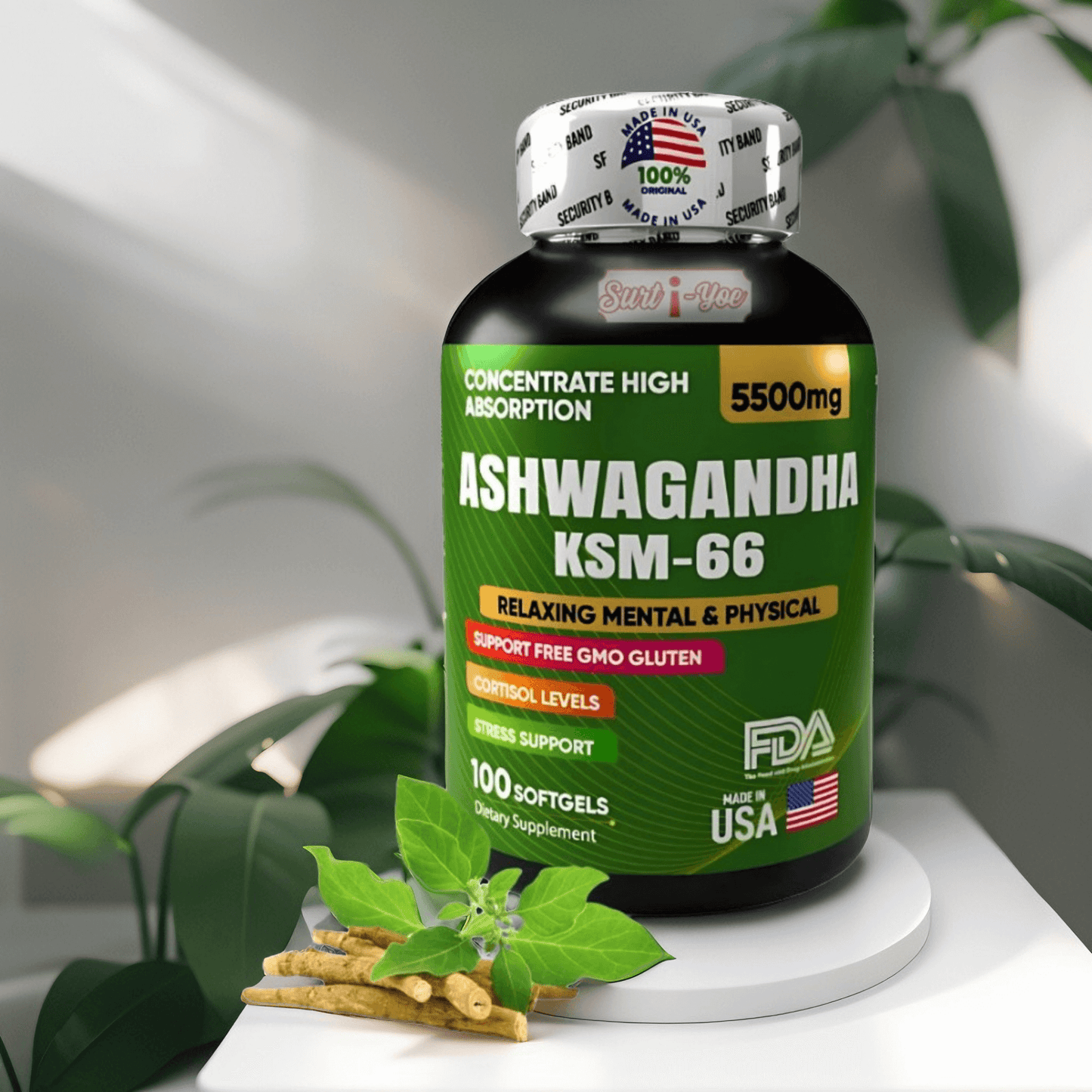 Ashwagandha + Resveratrol CalmVital™️ | Energía Natural, Mente Serena