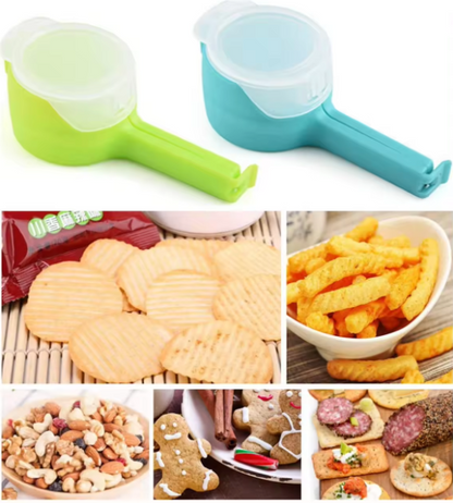Organizador Cocina Sellador Bolsa Tapa Set X 3 Adicional +1