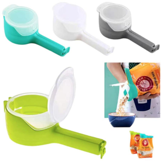 Organizador Cocina Sellador Bolsa Tapa Set X 3 Adicional +1