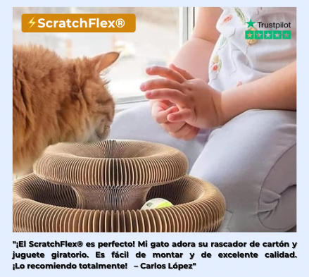 ScratchFlex® | Rascador Versátil y Seguro Para Gatos