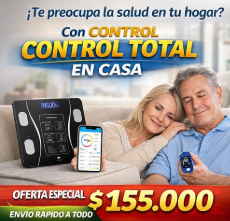 Combo Salud Inteligente 3 en 1 | Báscula + Oxímetro + Tensiómetro de Brazo