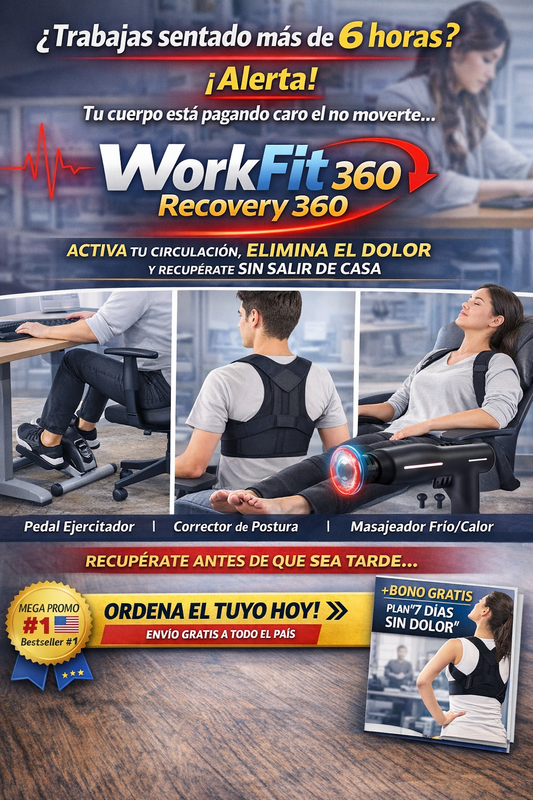 WorkFit 360™ | Sistema Inteligente de Bienestar y Recuperación Diaria