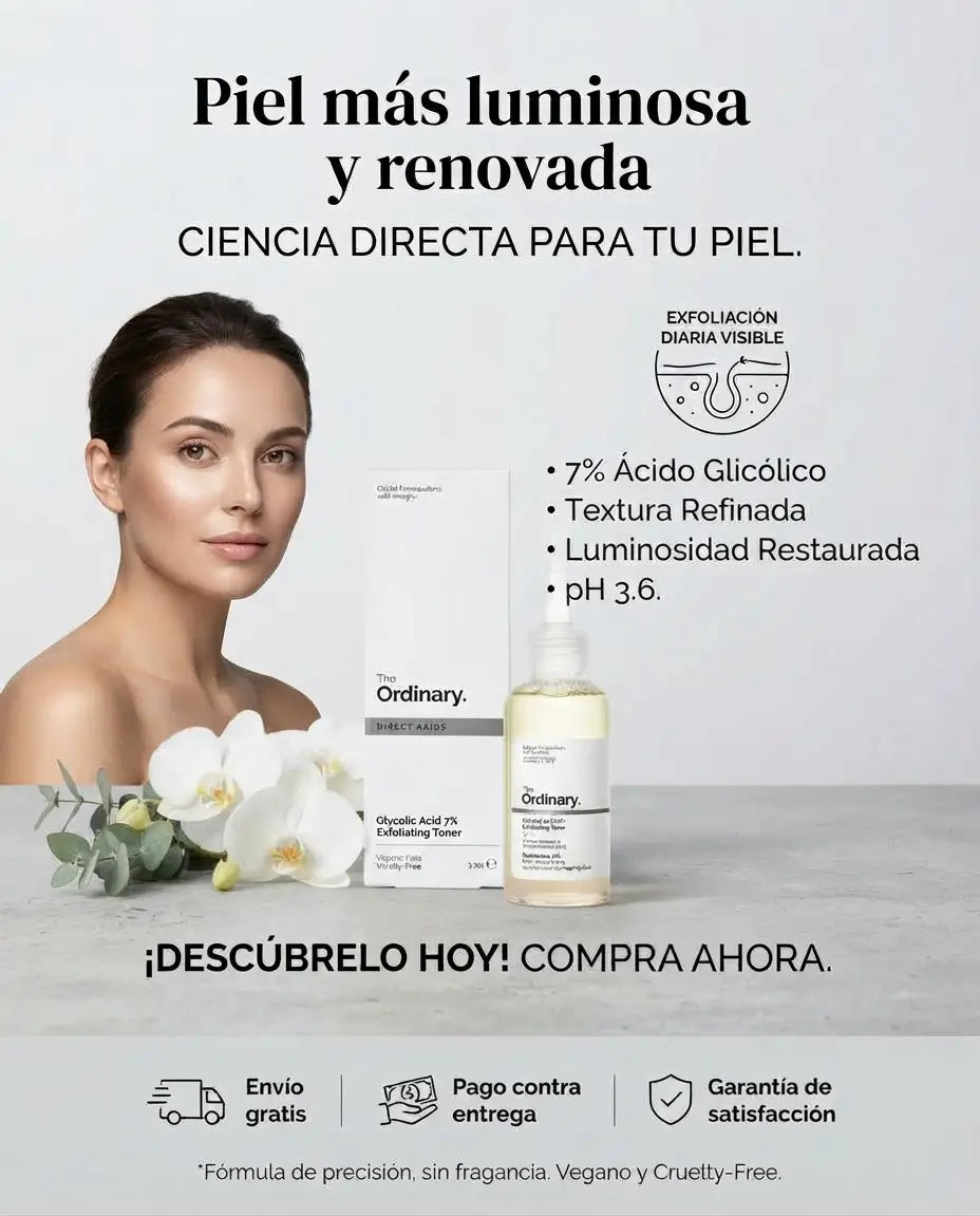 The Ordinary Niacinamide 7%  Mejora la textura y unifica el tono de la piel