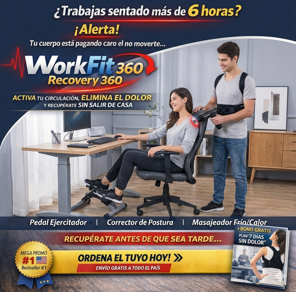 WorkFit 360™ | Sistema Inteligente de Bienestar y Recuperación Diaria