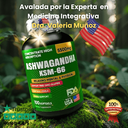 Ashwagandha + Resveratrol CalmVital™️ | Energía Natural, Mente Serena