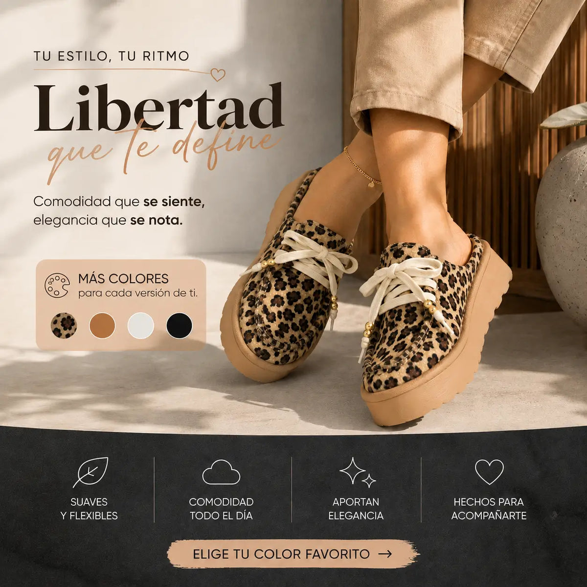 Sueco LumiStep™   Comodidad que te acompaña todo el día