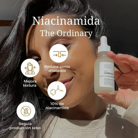 The Ordinary Niacinamide 7%  Mejora la textura y unifica el tono de la piel
